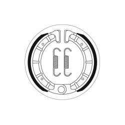 Machoires de frein moto SBS Organic 2206