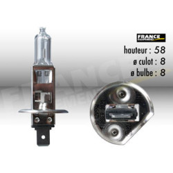 AMPOULE PHARE HALOGENE H1 P14,5S 12V55W
