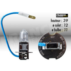AMPOULE PHARE HALOGENE H3 PK22S 12V55W