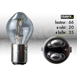 AMPOULE PHARE BA20D 12V25/25W