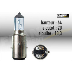 AMPOULE PHARE BA20D 12V35/35W