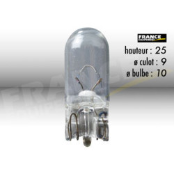 AMPOULE TEMOIN SANS CULOT W2,1x9,5D/W5W-T10 6V3W