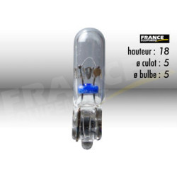 AMPOULE TEMOIN SANS CULOT W2x4.6D 6V1.2W