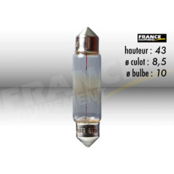 AMPOULE NAVETTE SV8,5 11*40 6V10W