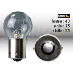 AMPOULE STOP ET CLIGNOTANT BA15S 12V18W