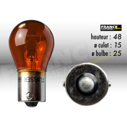AMPOULE STOP ET CLIGNOTANT BA15S 12V21W