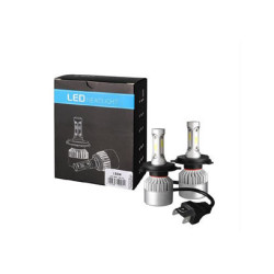 2 AMPOULES PHARE LED TYPE H4 12V80W - 8000 lumens/6500k