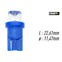 AMPOULE TEMOIN BLEU SANS CULOT W2,1x9,5D/W5W-T10 12V0.29W