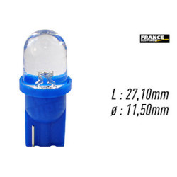 AMPOULE TEMOIN BLEU SANS CULOT W2,1x9,5D/W5W-T10 12V0.29W