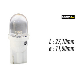 AMPOULE TEMOIN BLANCHE SANS CULOT W2,1x9,5D/W5W-T10 12V0.29W