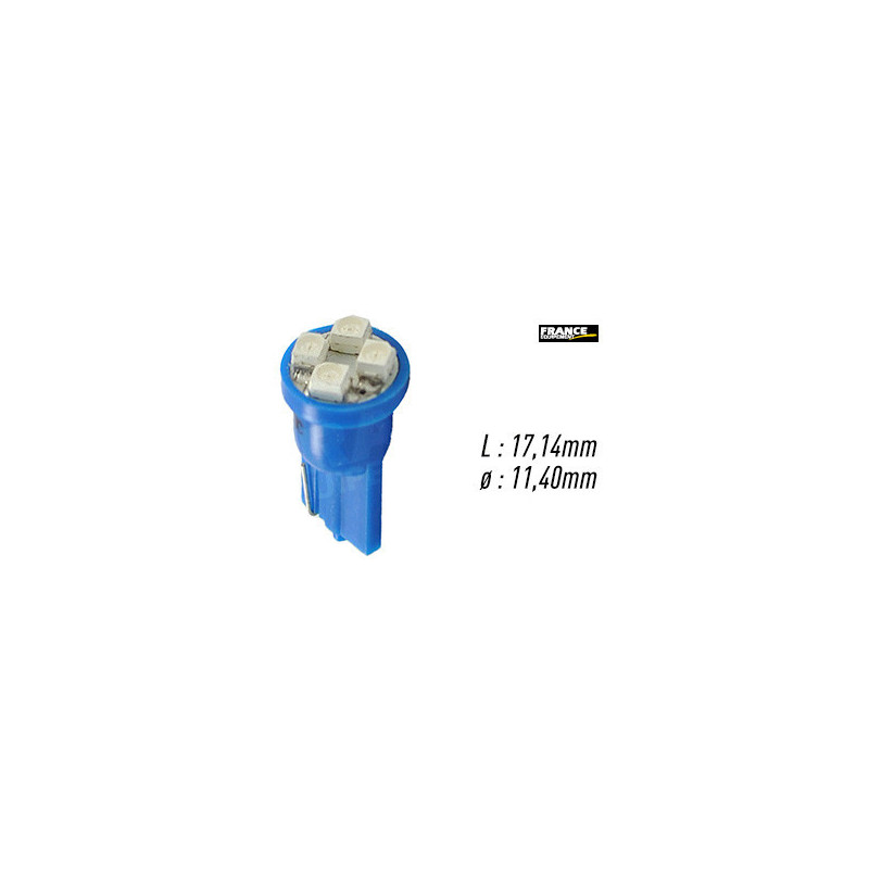 AMPOULE TEMOIN BLEU SANS CULOT W2,1x9,5D/W5W-T10 12V0.32W