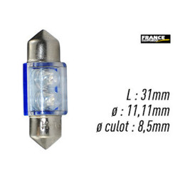 AMPOULE BLEU TYPE S8,5D/C5W 12V0.4W