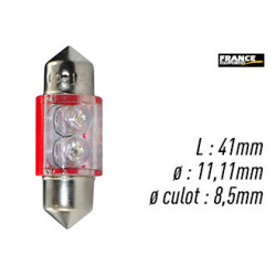 AMPOULE ROUGE TYPE S8,5D/C5W 12V0.4W