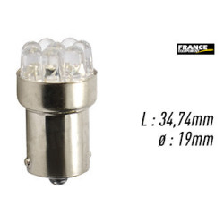 AMPOULE BLANCHE TYPE BA15S 12V1.2W