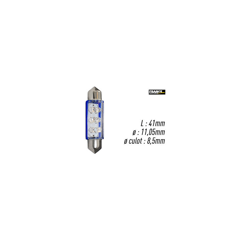AMPOULE BLEU TYPE S8,5D/C5W 12V0.37W