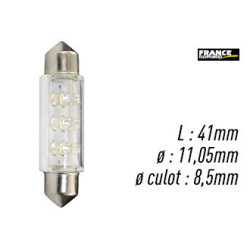 AMPOULE BLANCHE TYPE S8,5D/C5W 12V0.37W