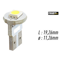 AMPOULE TEMOIN BLANCHE SANS CULOT W2,1x9,5D/W5W-T10 12V0.24W