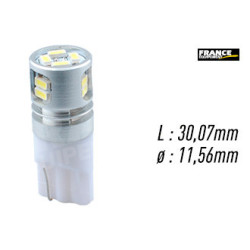 AMPOULE TEMOIN BLANCHE SANS CULOT W2,1x9,5D/W5W-T10 12V1.2W