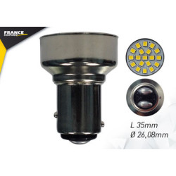 AMPOULE BLANCHE TYPE BAY15D P21 12V5W