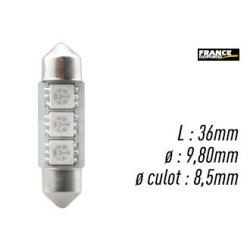 AMPOULE BLEU TYPE S8,5D/C5W 12V0.72W