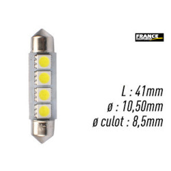 AMPOULE BLANCHE TYPE S8,5D/C5W 12V0.72W