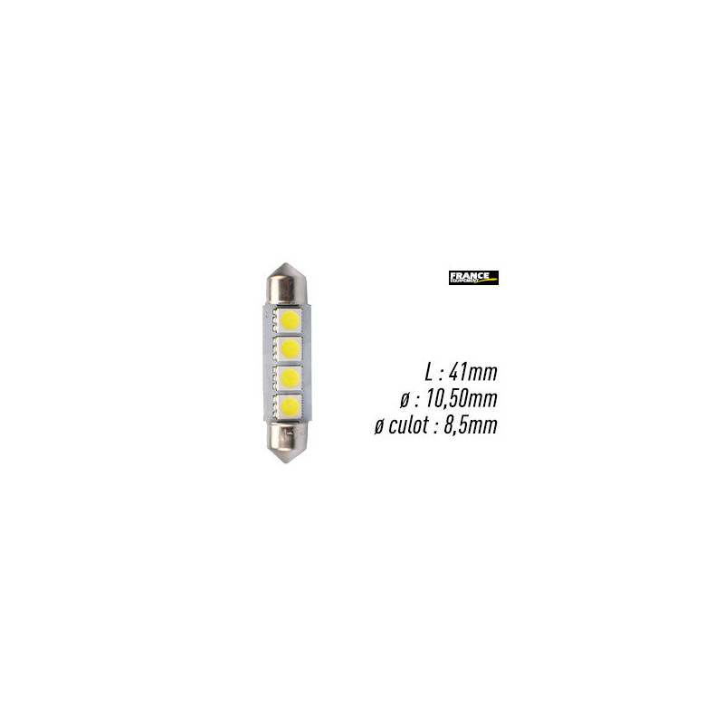 AMPOULE BLANCHE TYPE S8,5D/C5W 12V0.72W