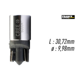 AMPOULE TEMOIN BLANCHE SANS CULOT W2,1x9,5D/W5W-T10 12V3W