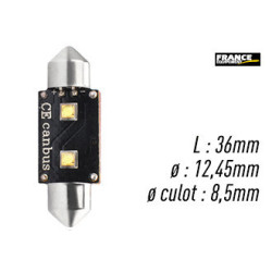 AMPOULE BLANCHE TYPE S8,5D/C5W 12V6W