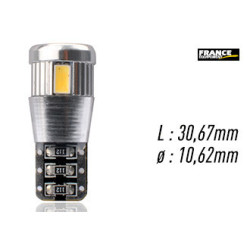 AMPOULE TEMOIN BLANCHE SANS CULOT W2,1x9,5D/W5W-T10 12V3W