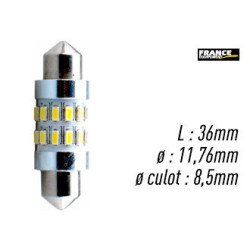 AMPOULE BLANCHE TYPE S8,5D/C5W 12V0.96W