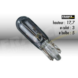 AMPOULE TEMOIN SANS CULOT RING W2x4.6D 12V1,2W