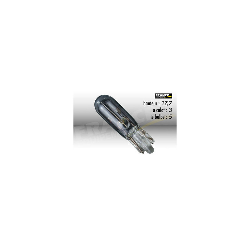 AMPOULE TEMOIN SANS CULOT RING W2x4.6D 12V1,2W