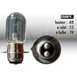 AMPOULE PHARE RING PX15D 6V25/25W