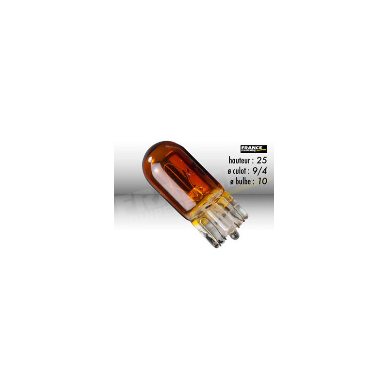 AMPOULE TEMOIN SANS CULOT RING W2,1x9,5D/W5W-T10 12V5W