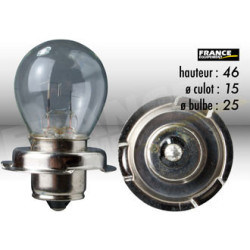 AMPOULE PHARE RING P26S 12V20W