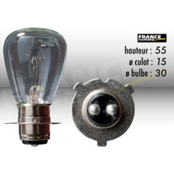 AMPOULE PHARE RING P15D-3 12V45/40W