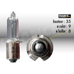 AMPOULE PHARE RING HALOGENE HS2 PX13,5S 6V15W