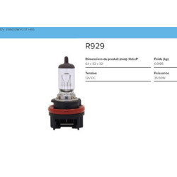 AMPOULE PHARE RING HALOGENE HS5 P23T 12V35/30W