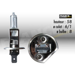 AMPOULE PHARE HALOGENE RING H1 P14,5S 12V55W