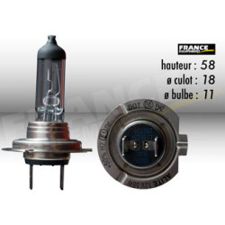 AMPOULE PHARE ULTRA XENON HALOGENE RING H7 PX26D 12V55W