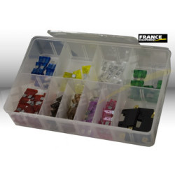 FUSIBLES PLATS / STANDARDS 19x19mm BOITE DE 100 PIECES ASSORTIES