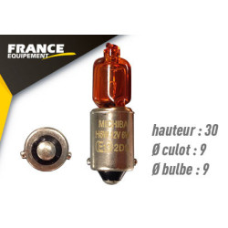 LAMPE TEMOIN / CLIGNOTANT BAX9S 12V6W TYPE H6W