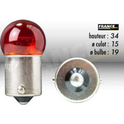 AMPOULE GRAISSEUR BA15S/G18 12V21W23W