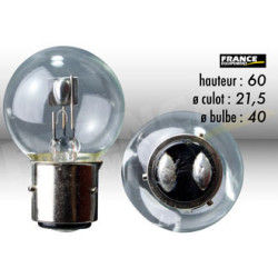 AMPOULE POUR FEU DE CROISEMENT BA21D 12V45/40W