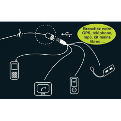 Prise USB pour guidon 2A 2