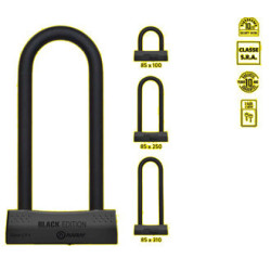 ANTIVOL AUVRAY U K10 - 85X100mm BLACK EDITION