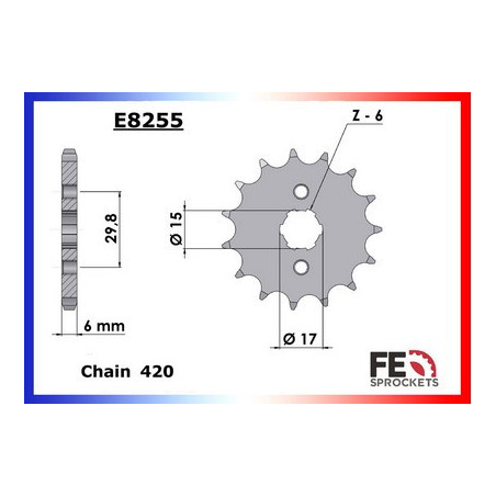 PIG HONDA CR60RD/E/F/G 15 420