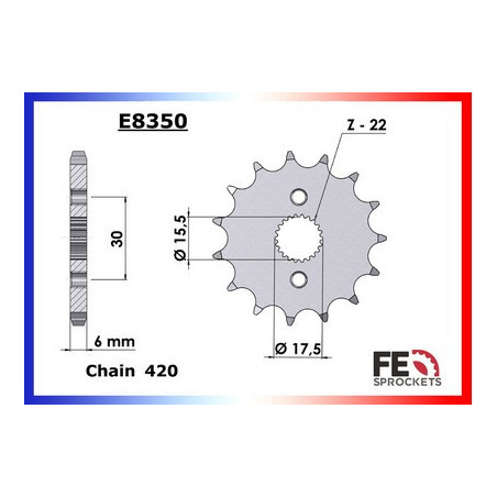 PIG HONDA XR 50 '00/03 15 420