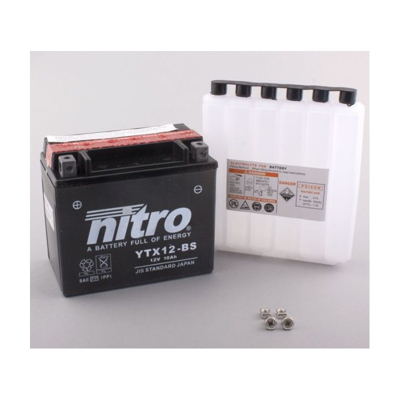 Batterie de moto NITRO YTX12-BS