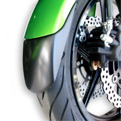 Prolongateur de Garde boue avant noir Ermax pour ER 6 N/F 2012/2016 / NINJA 650 R 